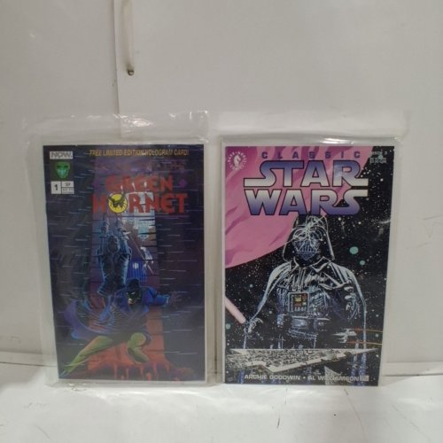 4 ASSTD DARK HORSE, VALIANT, AND NOW COMIC BOOKS - ETERNAL WARRIOR #7, GRENDEL #7, TALES OF THE GREEN HORNET #1, CLASSIC STAR WARS #3 - VARIOUS AUTHORS image 3