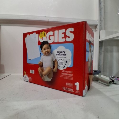 168PK HUGGIES WINNIE THE POOH LITTLE SNUGGLERS DIAPERS - SIZE 1 image 2