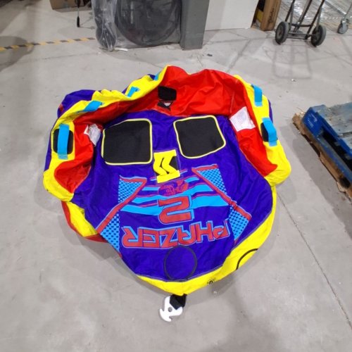 BPS PHAZER 2 two-PERSON TOWABLE TUBE - 66" X 65" - MULTICOLOR image 2