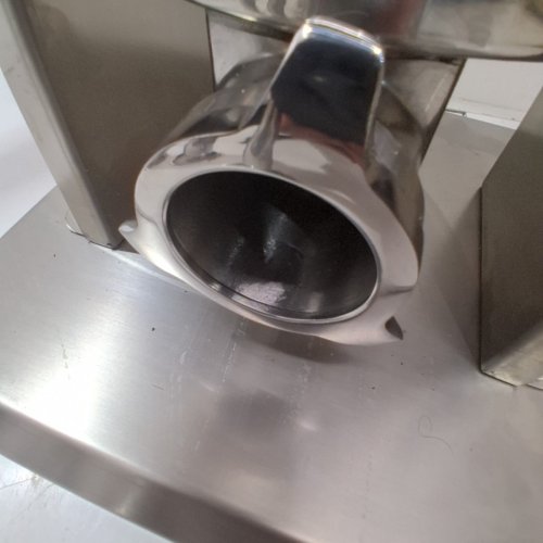 vertical stainless steel SAUSAGE STUFFER - 5L CAPACITY - SILVER (MODEL: VS-5 L) image 3