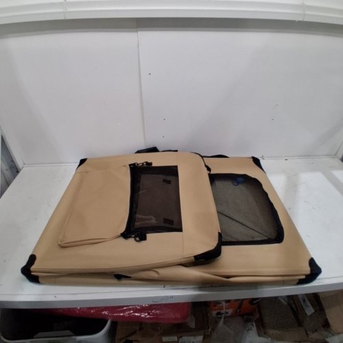 PETPRSCO SOFT COLLAPSIBLE DOG CRATE - 40" - BEIGE image 5
