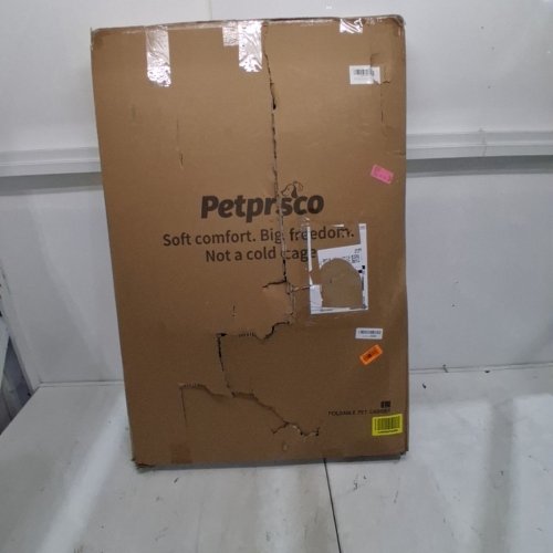 PETPRSCO SOFT COLLAPSIBLE DOG CRATE - 40" - BEIGE image 6