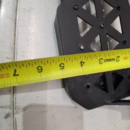 4PC BLACK METAL AUTOMOTIVE RUNNING BOARDS - APPROX. 16" X 5" EACH - BLACK image 4