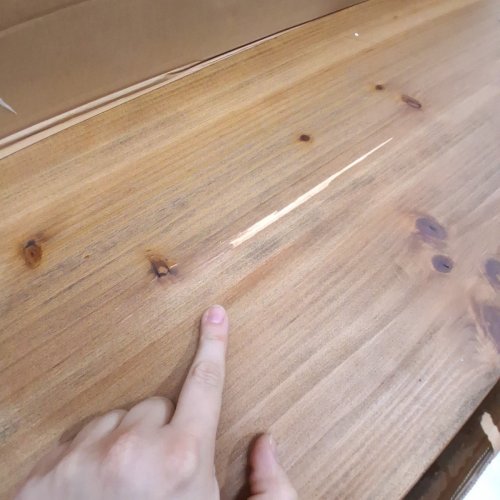 WNUTREES FARMHOUSE RUSTIC SOLID WOOD BENCH - 43" X 13" X 17" - WHITE/BROWN (MODEL: FZCY011WT) image 7
