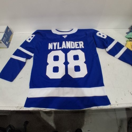 FANATICS AUTHENTIC PRO TORONTO MAPLE LEAFS HOCKEY JERSEY - WILLIAM NYLANDER #8 - 50 (MEDIUM)- BLUE / WHITE image 4