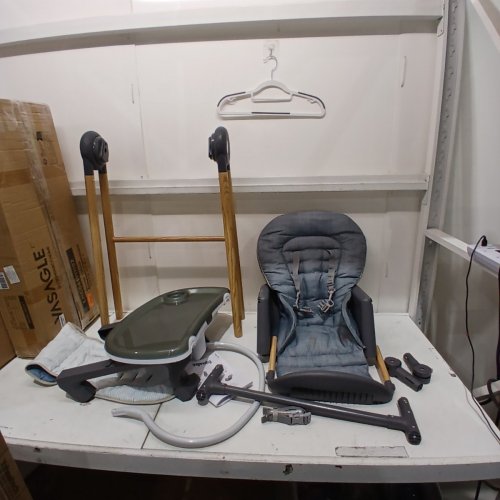 INGENUITY 7-IN-1 PROPER POSITIONER HIGH CHAIR - 0-5Y MONTHS - CHAMBRAY (MODEL: 16869) image 2