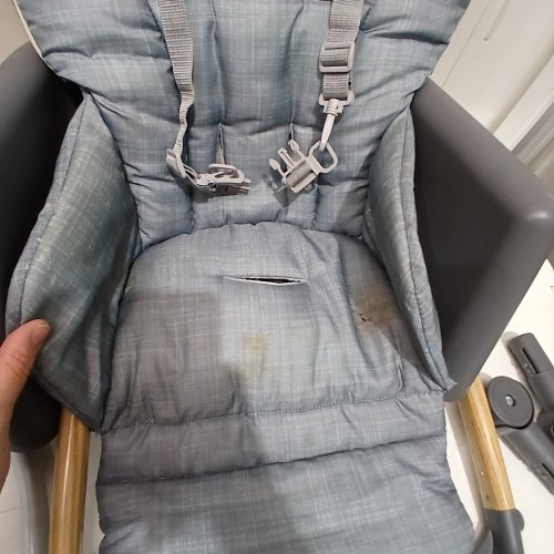 INGENUITY 7-IN-1 PROPER POSITIONER HIGH CHAIR - 0-5Y MONTHS - CHAMBRAY (MODEL: 16869) image 3