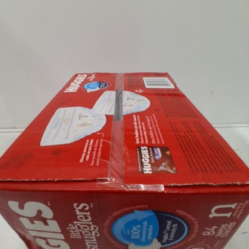 84PK HUGGIES LITTLE SNUGGLERS DIAPERS - SIZE NB image 3