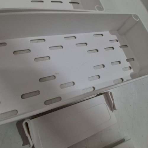4-TIER SLIDE OUT ROLLING SLIM TROLLEY STORAGE CART ON WHEELS - WHITE image 4