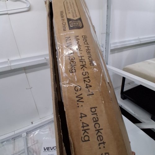 FOLDABLE AND ADJUSTABLE BED RAIL FOR ELDERLY - 17.5" X 48" X 31.7" - WHITE (MODEL: HFK-51224-1) image 4