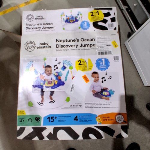 BABY EINSTEIN NEPTUNE'S OCEAN DISCOVERY JUMPER - ADJUSTABLE HEIGHT - MULTICOLOR (MODEL: 10455-ES) image 7