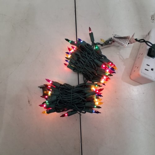 STARGO INDOOR/OUTDOOR MULTICOLORED STRING LIGHTS - 21.5FT TOTAL LENGTH - MULTICOLORED image 2