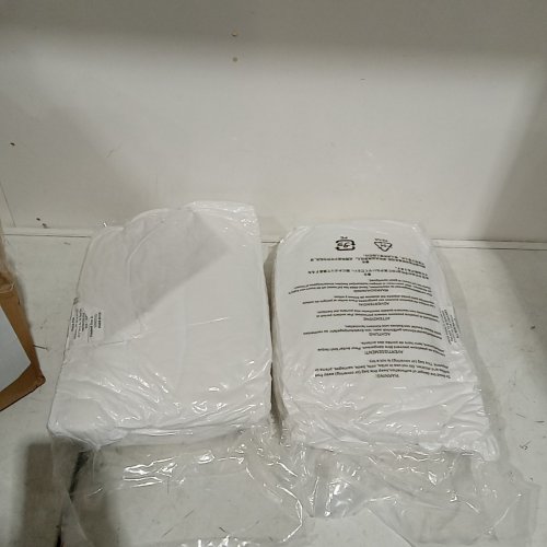 2PK AMAZON BASICS SOFT DENSITY DOWN ALTERNATIVE BED PILLOWS FOR STOMACH AND BACK SLEEPERS - 20" X 36" - WHITE image 3