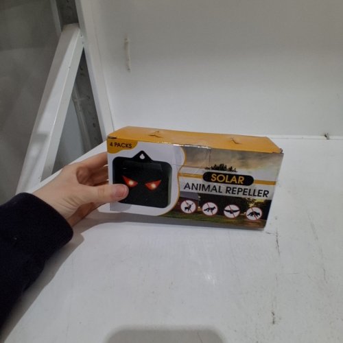 4PK KEXMY SOLAR ANIMAL REPELLER - BLACK (MODEL: 209) image 3