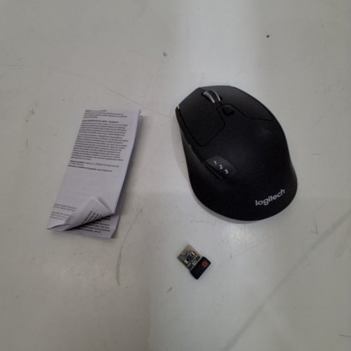 LOGITECH TRIATHLON M720 WIRELESS BLUETOOTH COMPUTER MOUSE WITH UNIFYING RECEIVER - BLACK (MODEL: M-R0062 / 910-006036) image 3