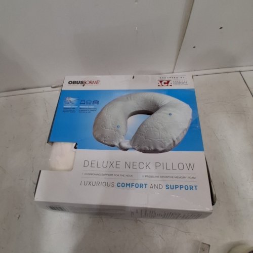 OBUSFORME DELUXE NECK PILLOW - WHITE (MODEL: PL-MEM-NK) image 4