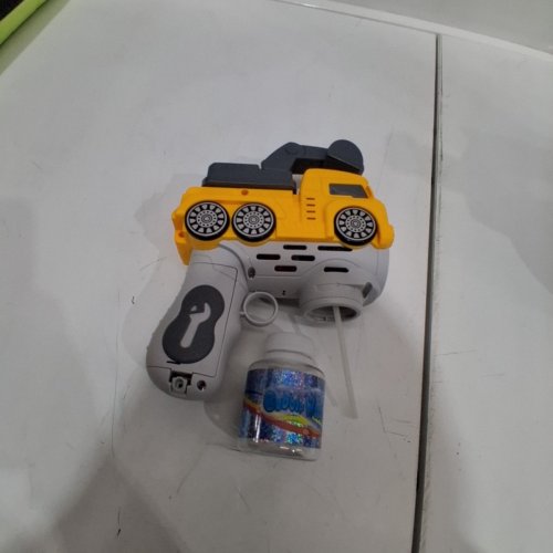 LIGHT-UP BUBBLE GUN EXCAVATOR TOY - YELLOW image 3