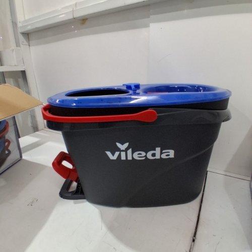 VILEDA EASYWRING RINSE CLEAN 2 TANK *BUCKET SYSTEM ONLY* - BLUE/RED/GREY image 2