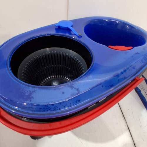 VILEDA EASYWRING RINSE CLEAN 2 TANK *BUCKET SYSTEM ONLY* - BLUE/RED/GREY image 3
