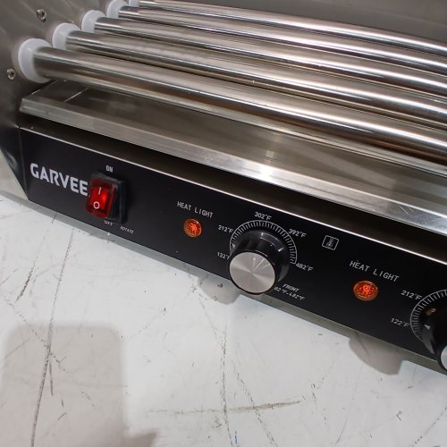 GARVEE HOTDOG GRILL WITH 5 ROLLERS - 750W 110-120 V - STAINLESS STEEL/BLACK (MODEL: HT-05) image 2