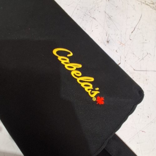 CABELA'S PADDED CUSHION WITH STRAP - BLACK image 4