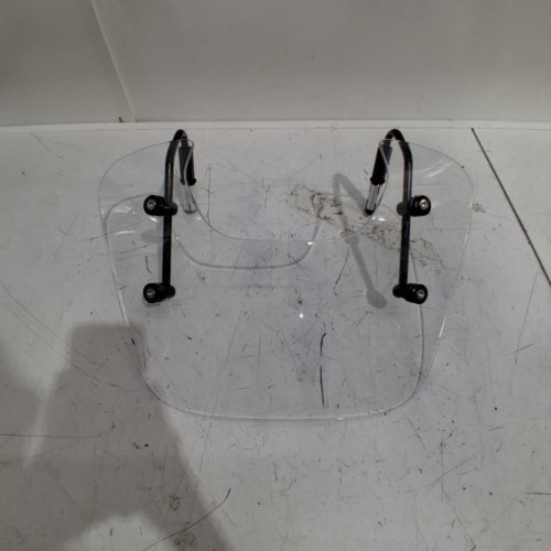 WINDSCREEN / WINDSHIELD FRONT DEFLECTOR - FITS SELECT VESPA MODELS - CLEAR/BLACK image 3