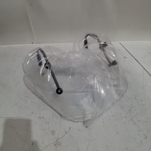 WINDSCREEN / WINDSHIELD FRONT DEFLECTOR - FITS SELECT VESPA MODELS - CLEAR/BLACK image 2