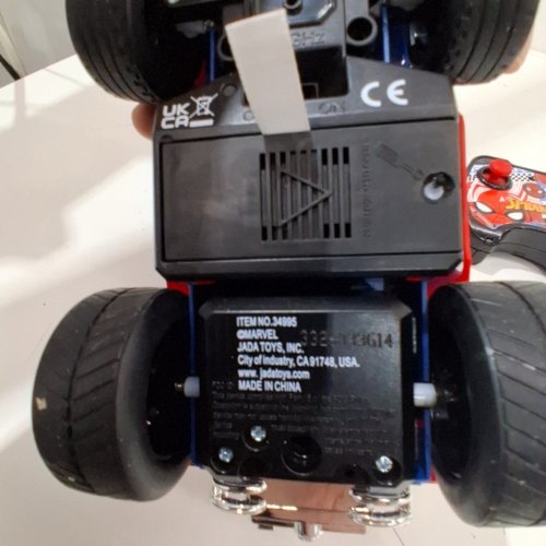 JADA TOYS MARVEL SPIDER-MAN REMOTE CONTROL BUGGY TOY VEHICLE - RED/BLUE (ITEM: 34995) image 4