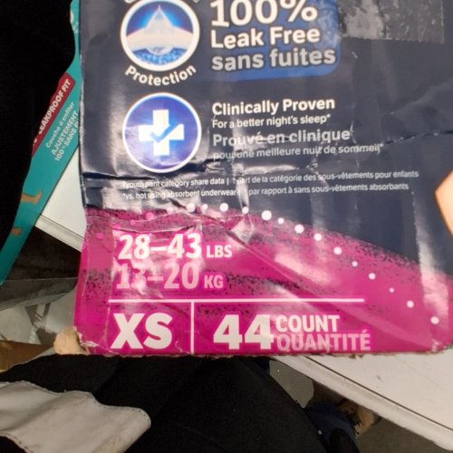 30PK GOODNITES POTTY TRAINING UNDERWEAR FOR GIRLS - EXTRA SMALL - DISNEY PRINCESS image 2