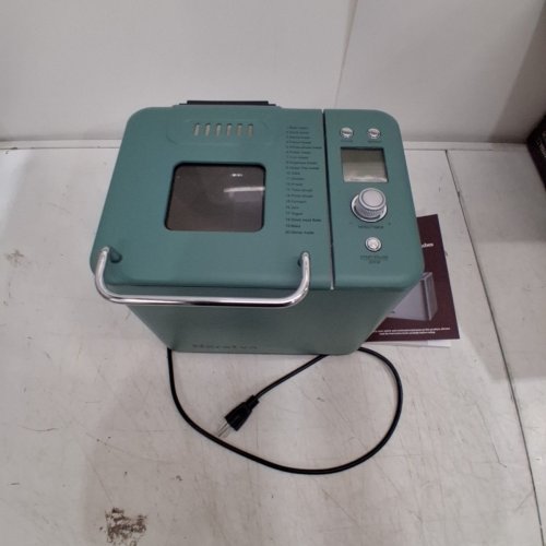 NERETVA 20-IN-1 AUTOMATIC BREAD MAKER MACHINE - 550W - 2LB LOAFS - GREEN (MODEL: PE8866GR) image 7