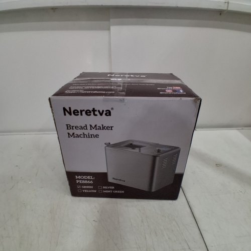 NERETVA 20-IN-1 AUTOMATIC BREAD MAKER MACHINE - 550W - 2LB LOAFS - GREEN (MODEL: PE8866GR) image 9