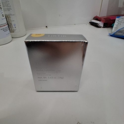 TIRTIR MINI AURA GLOW SILVER CUSHION FACIAL FOUNDATION - 18G (#23N SAND) image 3