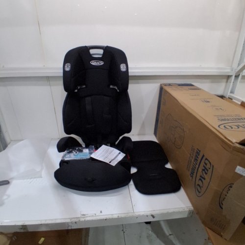 GRACO TRANZITIONS 3-IN-1 HARNESS/HIGHBACK/BACKLESS BOOSTER CAR SEAT - 100LBS MAX/CAP - PROOF/BLACK (MODEL: 2035724) image 3