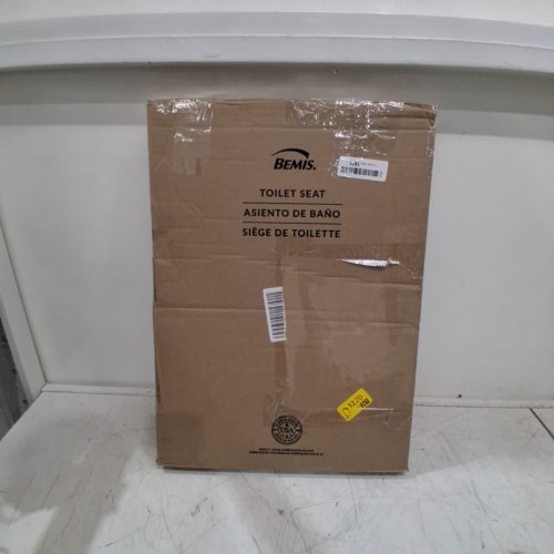 BEMIS ELONGATED TOILET SEAT WITH STA-TITE COMMERCIAL FASTENING SYSTEM - WHITE - (MODEL: 1955CT 000) image 4