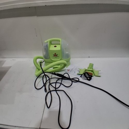 BISSELL LITTLE GREEN MINI CORDED PORTABLE CARPET AND UPHOLSTERY DEEP CLEANER WITH SELF-CLEANING TOUGH STAIN TOOL, HYDRORINSE TOOL AND A 8OZ LITTLE GREEN FORMULA, 4075B image 3