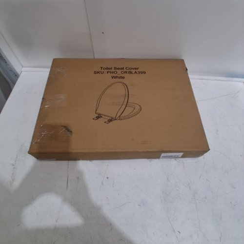 ELONGATED TOILET SEAT SLOW QUIET CLOSE - 18.5" - WHITE (MODEL- PHO-OR8LA399) image 4