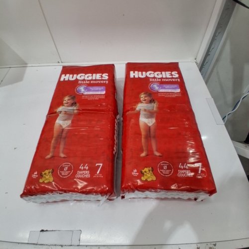 88PK HUGGIES LITTLE MOVERS BABY DIAPERS - SIZE 7 - DISNEY LION KING image 2