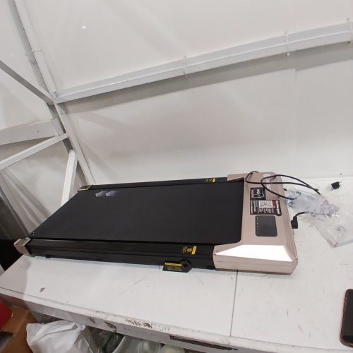 DEERRUN WALKING PAD UNDER DESK TREADMILL WITH INCLINE - 2.5HP - 3.8MPH - BLACK/PINK (MODEL: BA10-B) image 4