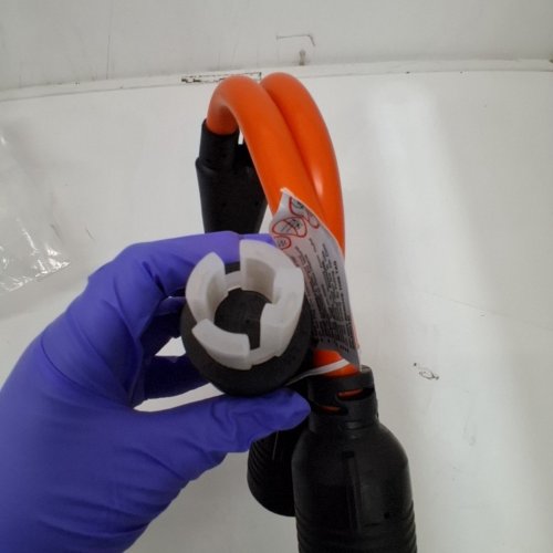 L14-30P TO DUAL L14-30R CABLE - ORANGE/BLACK image 4