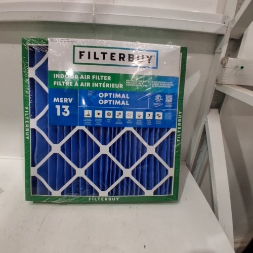 2PK FILTERBUY MERV 13 INDOOR AIR FILTER - 20" X 20" X 2" - BLUE image 2
