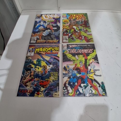 4 ASSTD MARVEL COMIC BOOKS - X-MEN SPOTLIGHT ON STARJAMMERS #1OF 2, MOTORMOUTH AND KILLPOWER #6, ALPHA FLIGHT #115, CAGE #3 - VARIOUS AUTHORS image 2