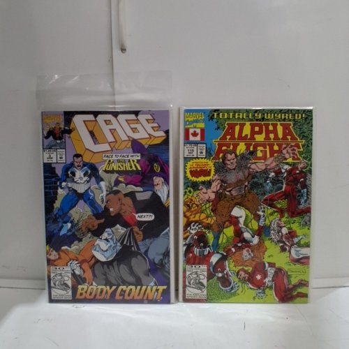 4 ASSTD MARVEL COMIC BOOKS - X-MEN SPOTLIGHT ON STARJAMMERS #1OF 2, MOTORMOUTH AND KILLPOWER #6, ALPHA FLIGHT #115, CAGE #3 - VARIOUS AUTHORS image 3