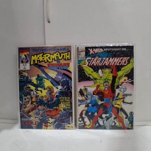 4 ASSTD MARVEL COMIC BOOKS - X-MEN SPOTLIGHT ON STARJAMMERS #1OF 2, MOTORMOUTH AND KILLPOWER #6, ALPHA FLIGHT #115, CAGE #3 - VARIOUS AUTHORS image 4