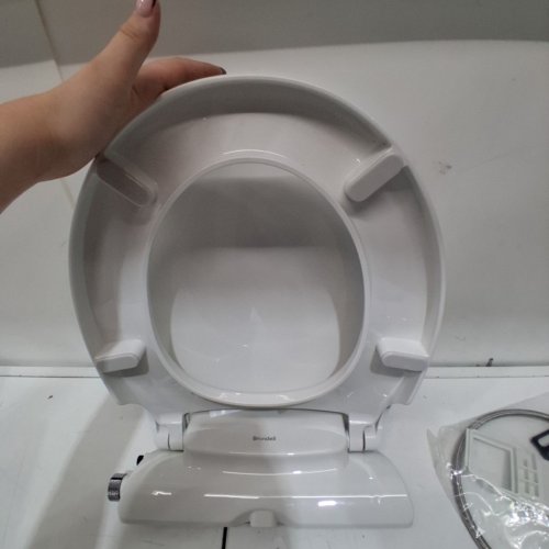 BRONDELL ECOSEAT S101 NON-ELECTRIC SLOW-CLOSE BIDET TOILET SEAT - ROUND - WHITE (MODEL: CANS101 EW) image 3