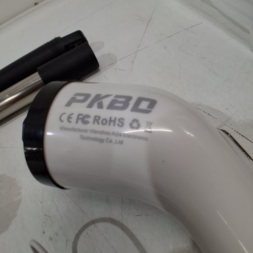 PKBD CORDLESS ELECTRIC SPIN SCRUBBER WITH REPLACEABLE HEADS, DIGITAL DISPLAY AND RETRACTABLE HANDLE - WHITE (MODEL: KS-QJ6) image 3