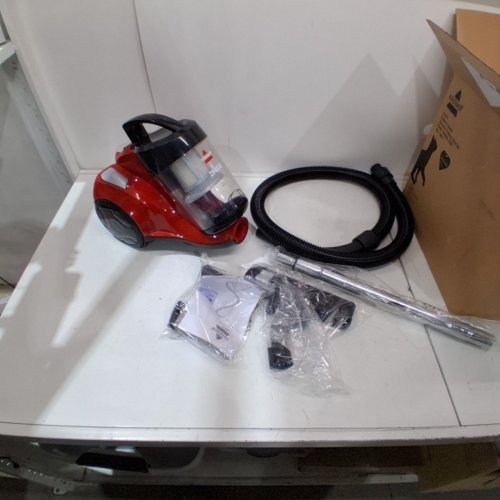 BISSELL ZING II BAGLESS CANISTER VACUUM CLEANER WITH ACCESSORIES - RED/BLACK - (MODEL: 21561) image 3