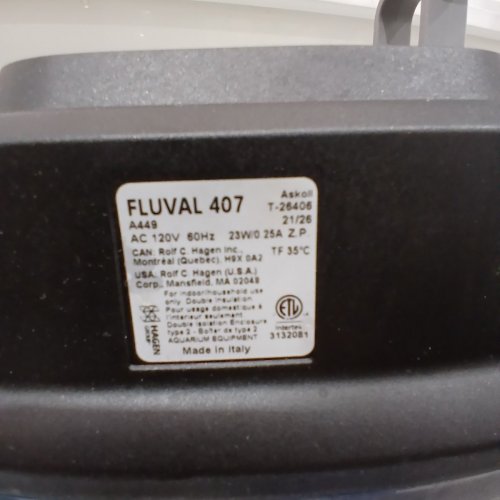 FLUVAL 65924 407 PERFORMANCE CANISTER FILTER - 500L MAX image 8