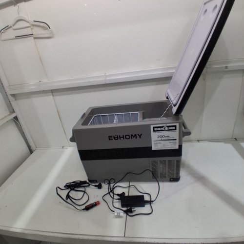EUHOMY ELECTRIC COOLER CAR REFRIGERATOR WITH BLUETOOTH APP CONTROL - 12V/24V DC - 47QT - BLACK/GREY - (MODEL: CF-45)) image 3