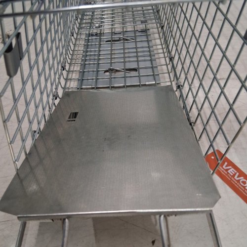 VEVOR HUMANE GALVANIZED IRON ANIMAL TRAP - 24" X 8" X 8" - SILVER (MODEL: LB-18) image 3