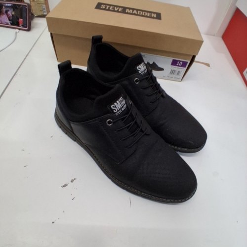 MEN'S STEVE MADDEN LACE-UP SHOES - SIZE 12 - BLACK (ITEM: 8887010) image 2